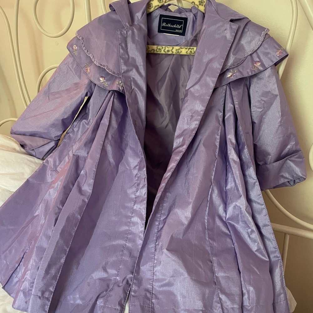 Rothschild Lavender Cape Jacket for toddler